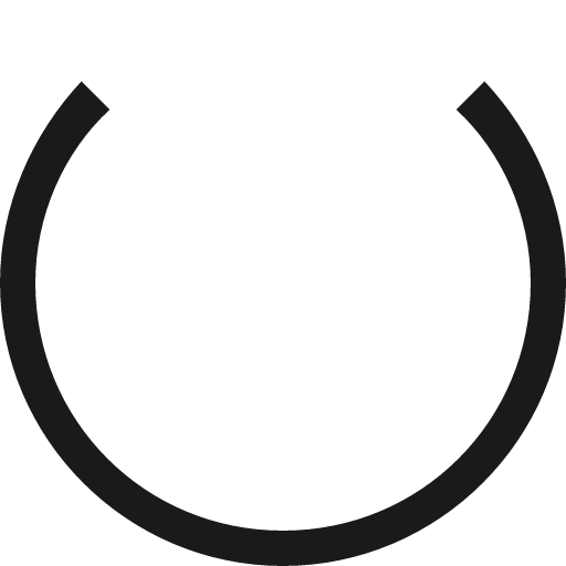 Spinner third icon, solid style, from Vaadin Icons