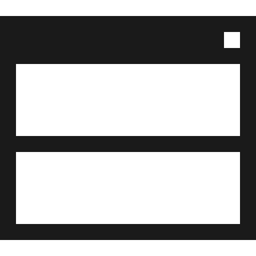 Split v icon, solid style, from Vaadin Icons