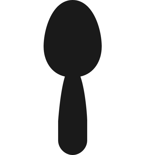 Spoon icon, solid style, from Vaadin Icons