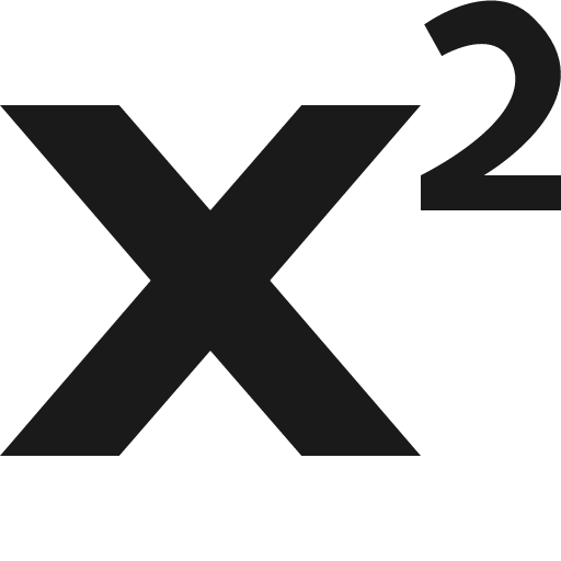 Superscript icon, solid style, from Vaadin Icons