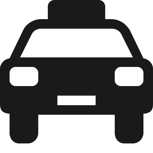 Taxi icon, solid style, from Vaadin Icons