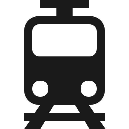 Train icon, solid style, from Vaadin Icons