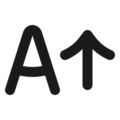 A arrow up icon, line style, from Vadivam
