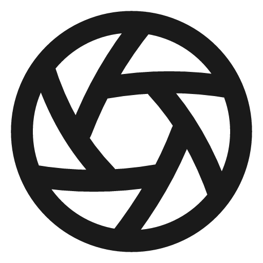 Aperture icon, line style, from Vadivam