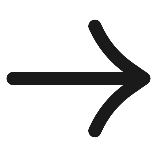 Arrow right icon, line style, from Vadivam