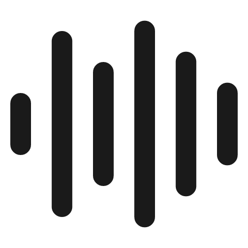 Audio lines icon, line style, from Vadivam