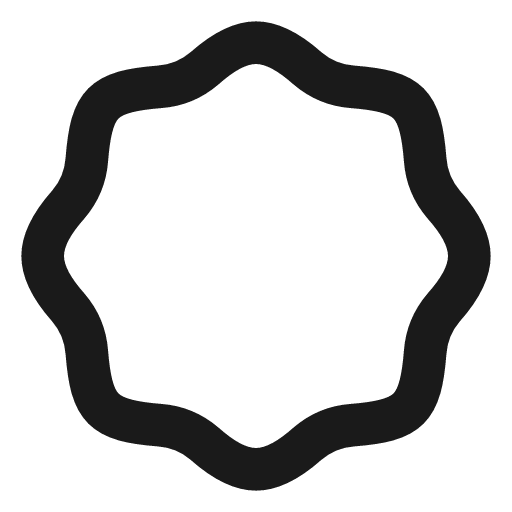 Badge icon, line style, from Vadivam