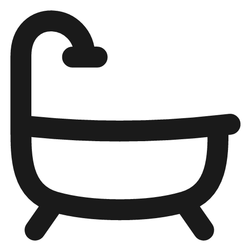 Bath icon, line style, from Vadivam