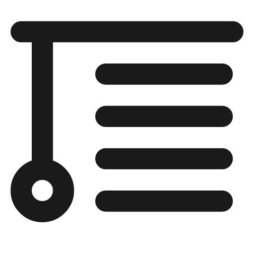 Blinds icon, line style, from Vadivam
