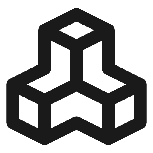 Boxes icon, line style, from Vadivam