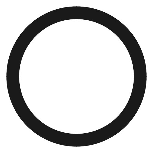Circle icon, line style, from Vadivam