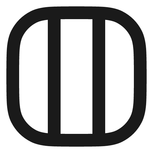 Columns 3 icon, line style, from Vadivam