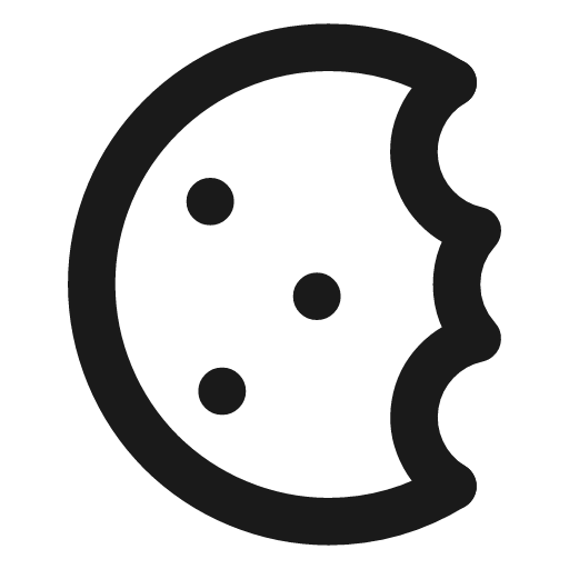 Cookie icon, line style, from Vadivam