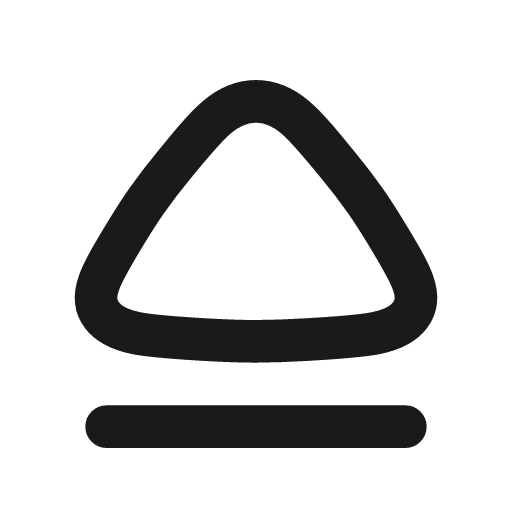 Eject icon, line style, from Vadivam