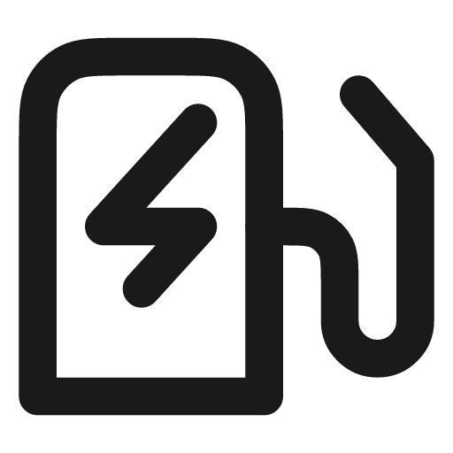 Ev charger icon, line style, from Vadivam