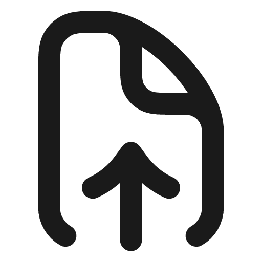 File up icon, line style, from Vadivam