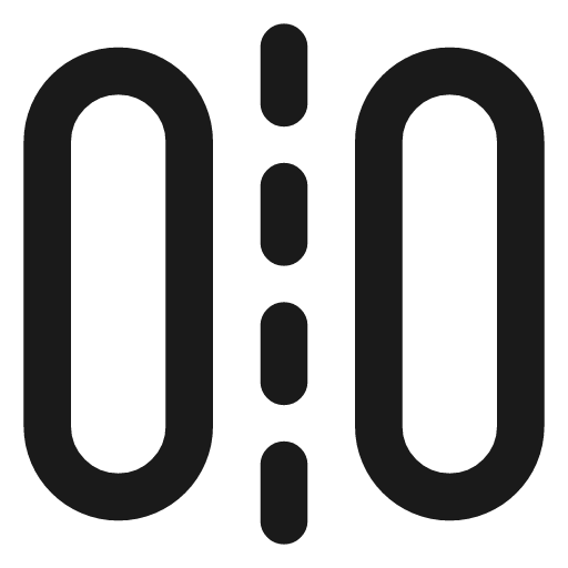 Gap horizontal icon, line style, from Vadivam