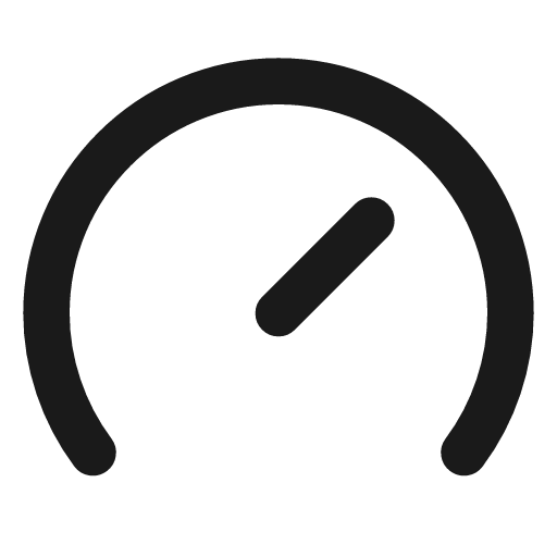 Gauge icon, line style, from Vadivam
