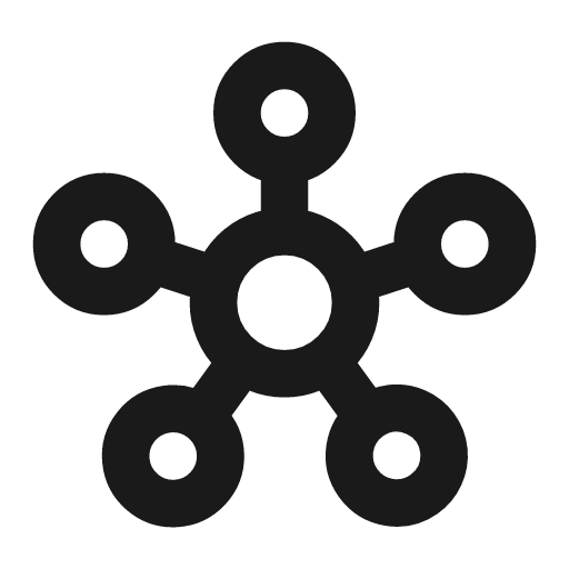 Graph star icon, line style, from Vadivam