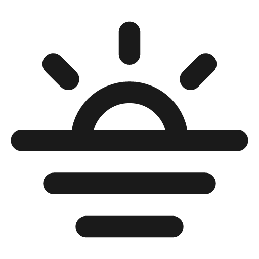 Haze icon, line style, from Vadivam