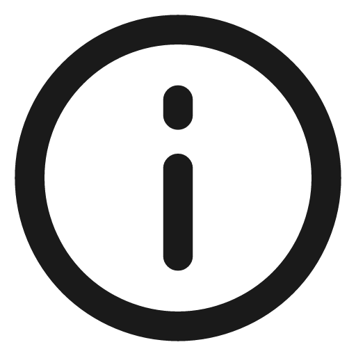 Info icon, line style, from Vadivam