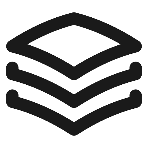 Layers icon, line style, from Vadivam