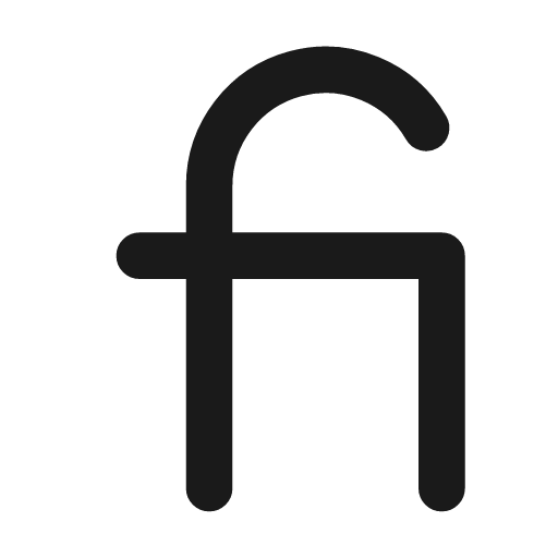 Ligature icon, line style, from Vadivam