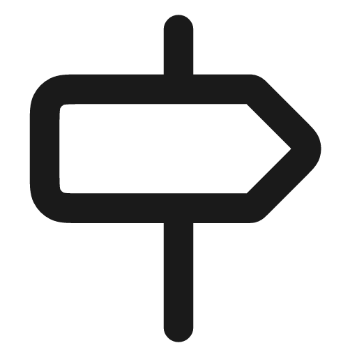 Milestone icon, line style, from Vadivam