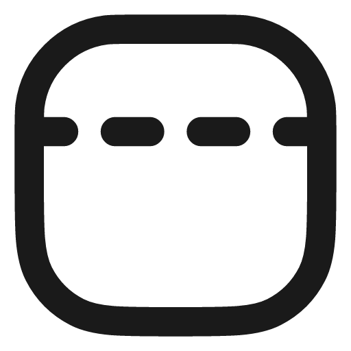 Panel top dashed icon, line style, from Vadivam