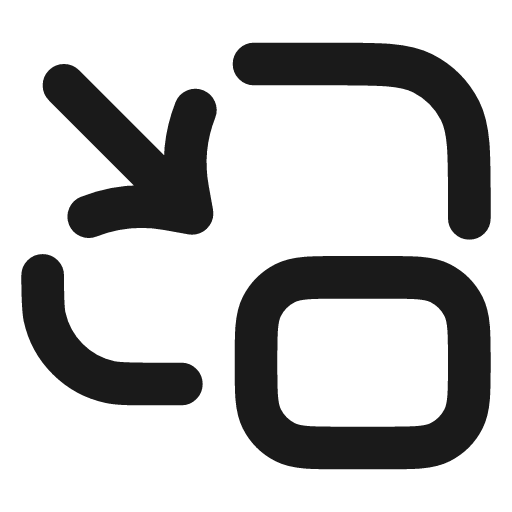 Picture in picture icon, line style, from Vadivam