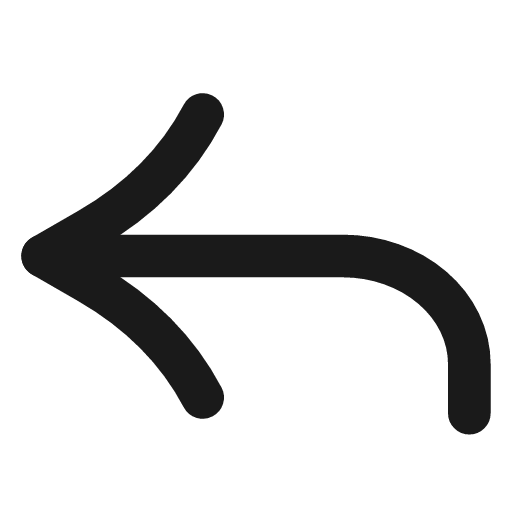 Reply icon, line style, from Vadivam