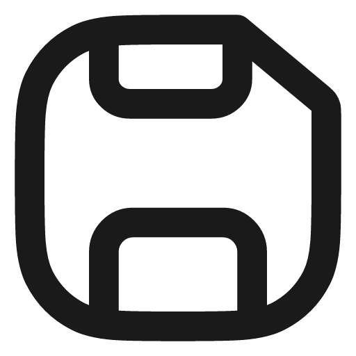 Save icon, line style, from Vadivam