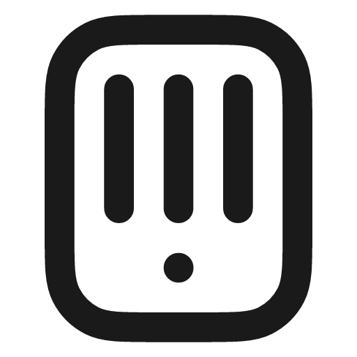 Server nas icon, line style, from Vadivam