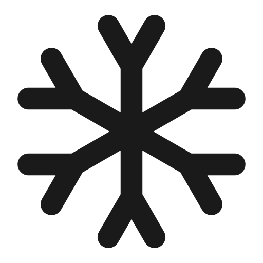 Snowflake icon, line style, from Vadivam