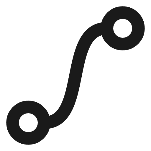 Spline icon, line style, from Vadivam