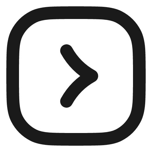 Square chevron right icon, line style, from Vadivam