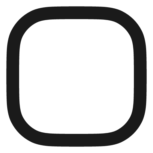 Square icon, line style, from Vadivam