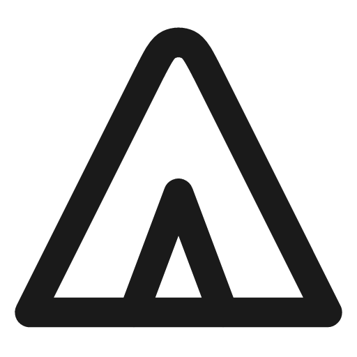 Tent icon, line style, from Vadivam