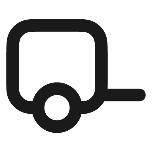 Trailer icon, line style, from Vadivam