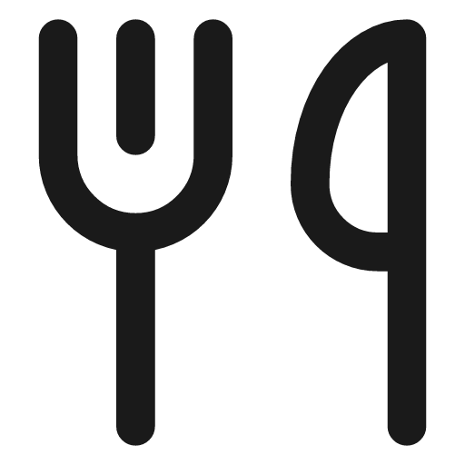 Utensils icon, line style, from Vadivam