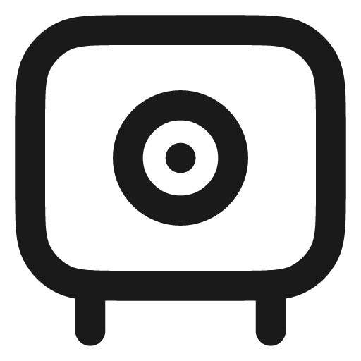 Vault icon, line style, from Vadivam