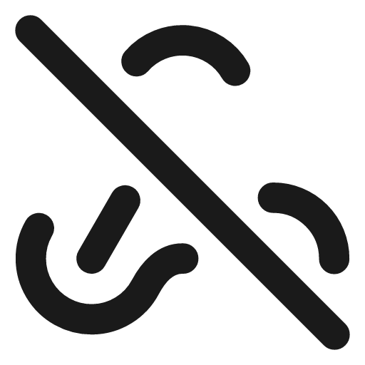 Webhook off icon, line style, from Vadivam