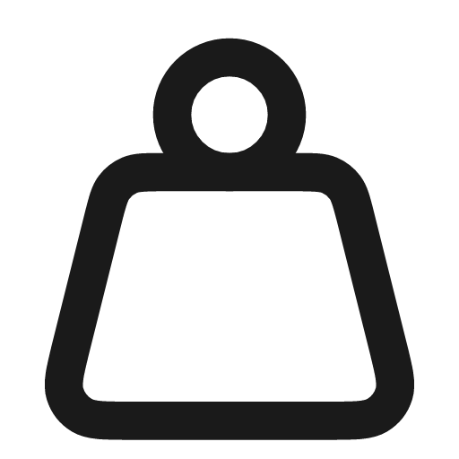 Weight icon, line style, from Vadivam