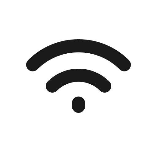Wifi high icon, line style, from Vadivam