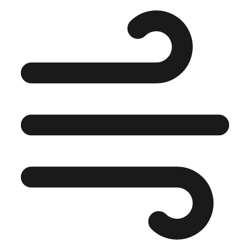 Wind icon, line style, from Vadivam