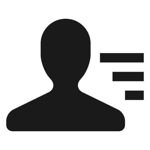 Contacts filled icon, filled style, from WeUI Icon