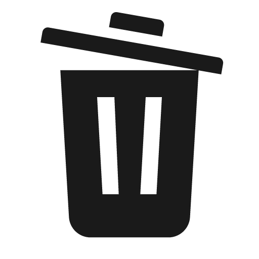 Delete on filled icon, filled style, from WeUI Icon