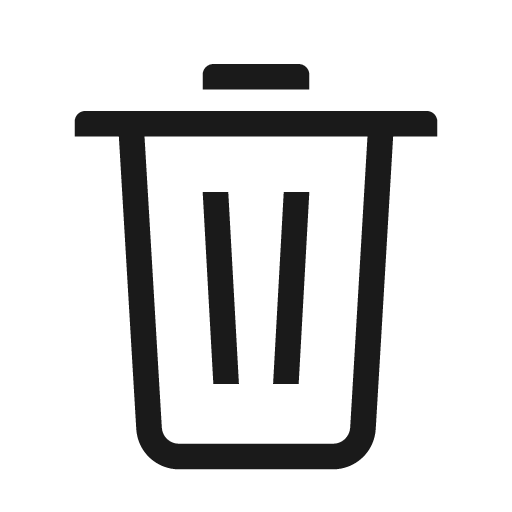 Delete outlined icon, outline style, from WeUI Icon