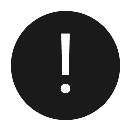 Error filled icon, filled style, from WeUI Icon