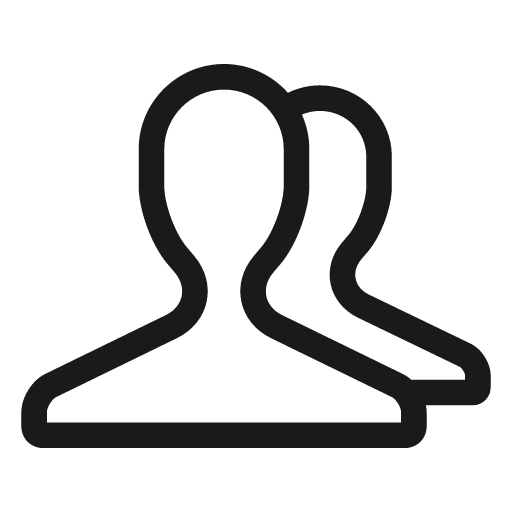 Group detail outlined icon, outline style, from WeUI Icon